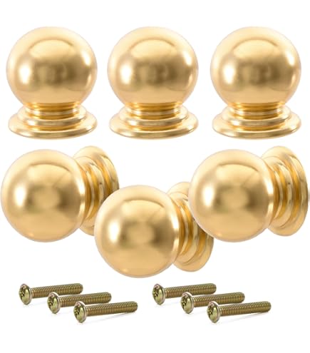 Amazon | ストウブ ノブ ブラス 真鍮 取手 持ち手 つまみ ゴールド M